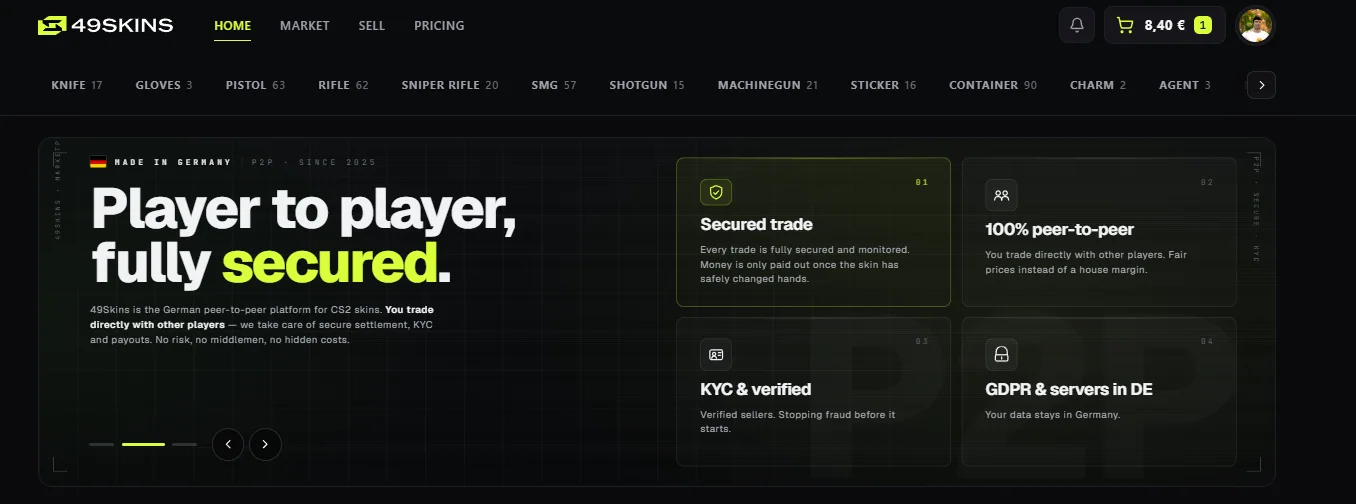 Welcome page